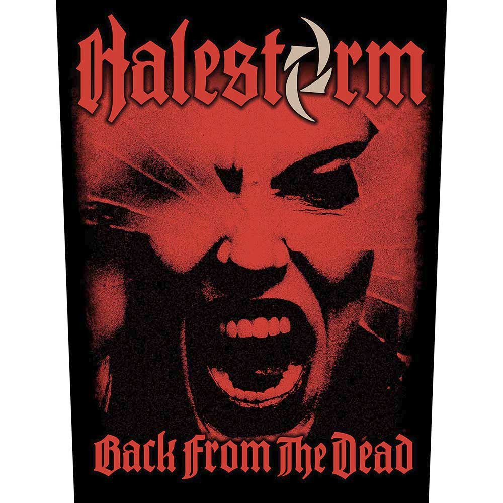 Halestorm - Back From The Dead Rugpatch - Rood/Zwart